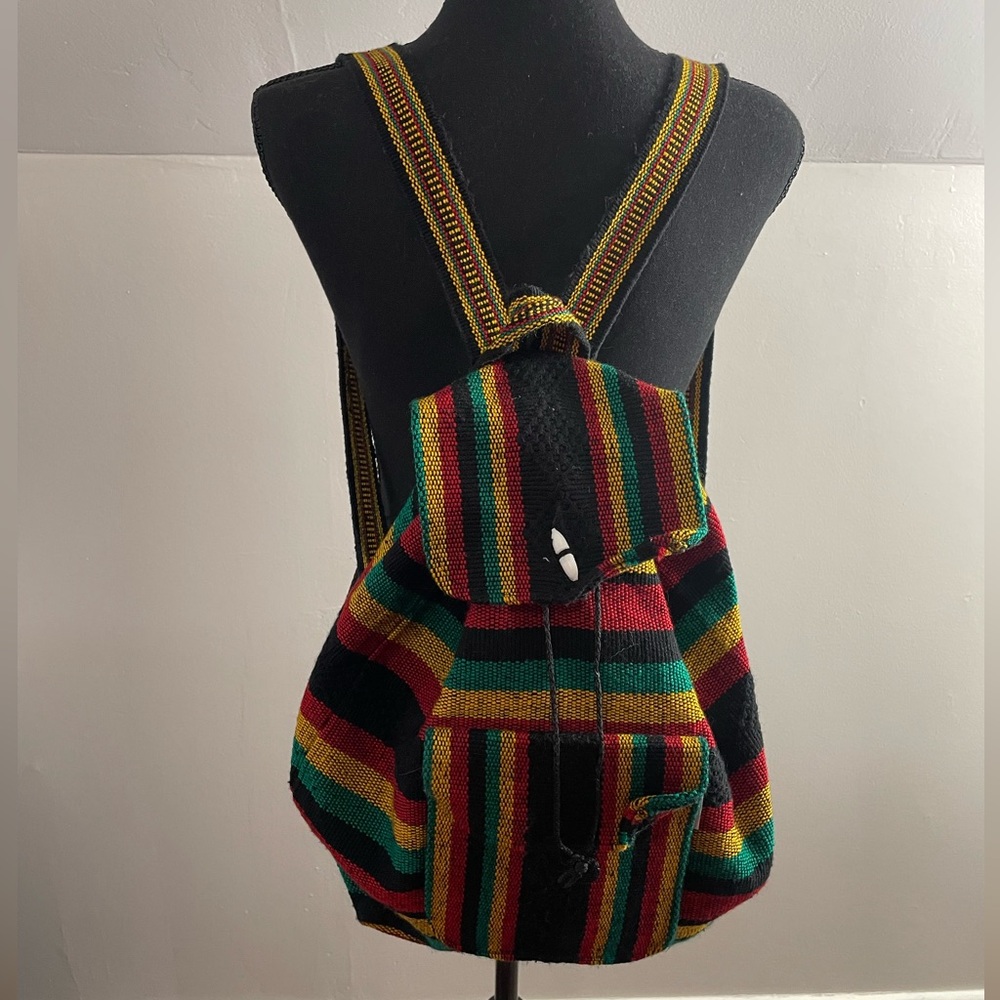 Rasta backpack. From ensañada,Mexico